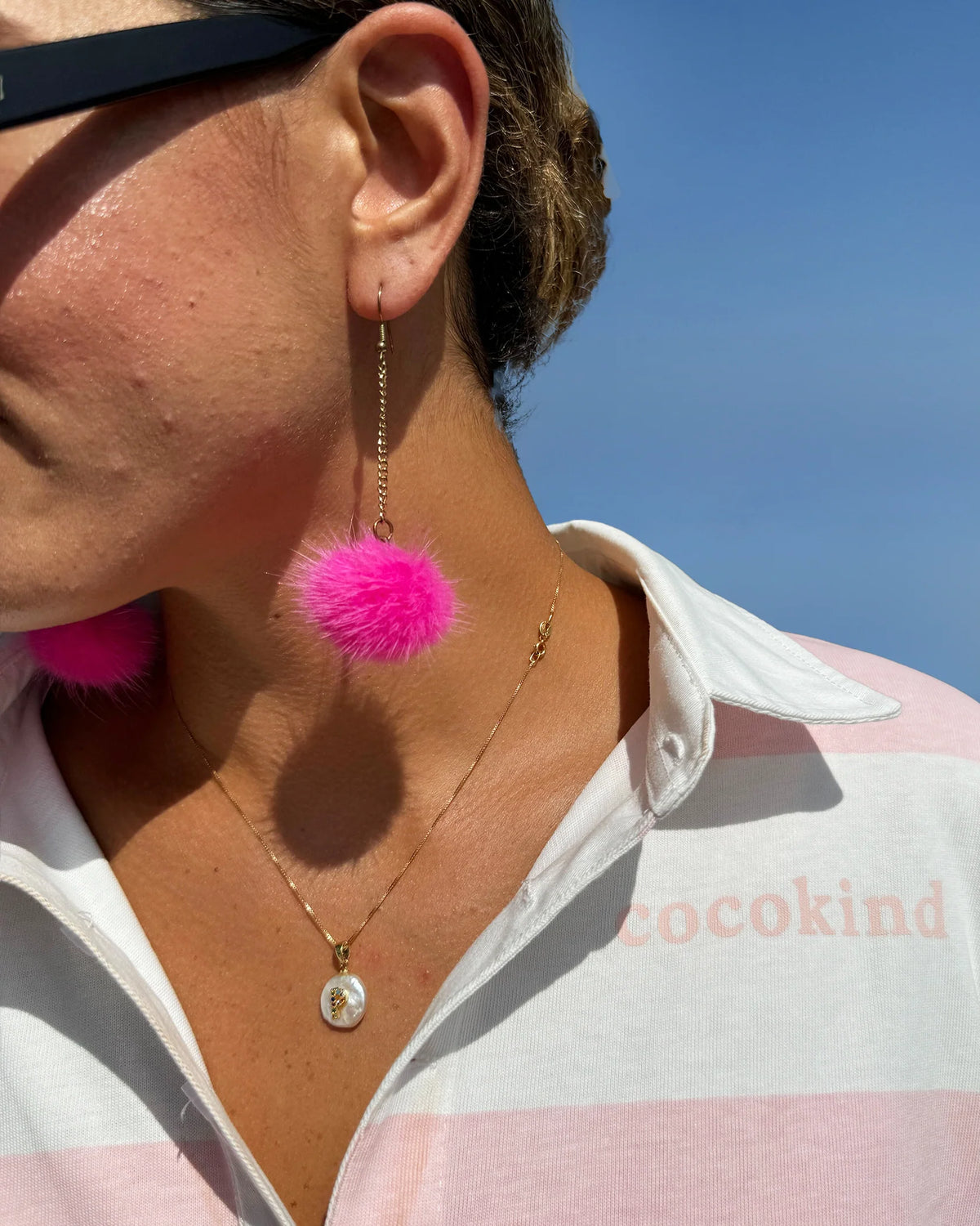club kind pink polo