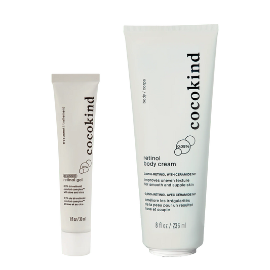 retinol face + body duo