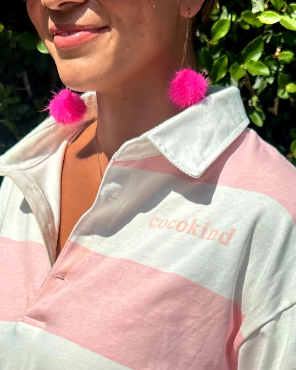 club kind pink polo